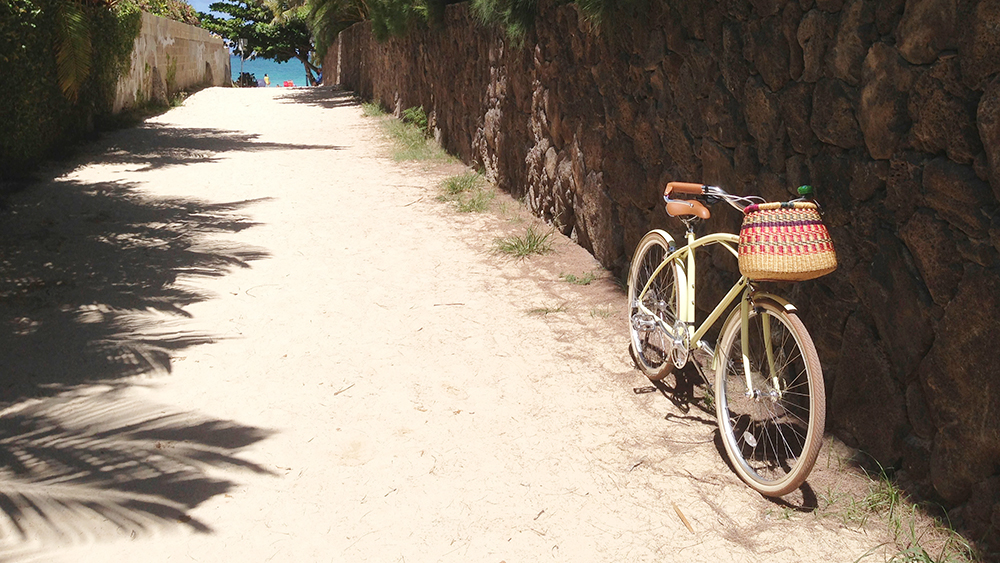 ALOHA!<br>We are<br>“HAWAIIAN<br>STYLE”||HAWAIIの街をイメージして生まれた日々の生活を楽しむ人の自転車