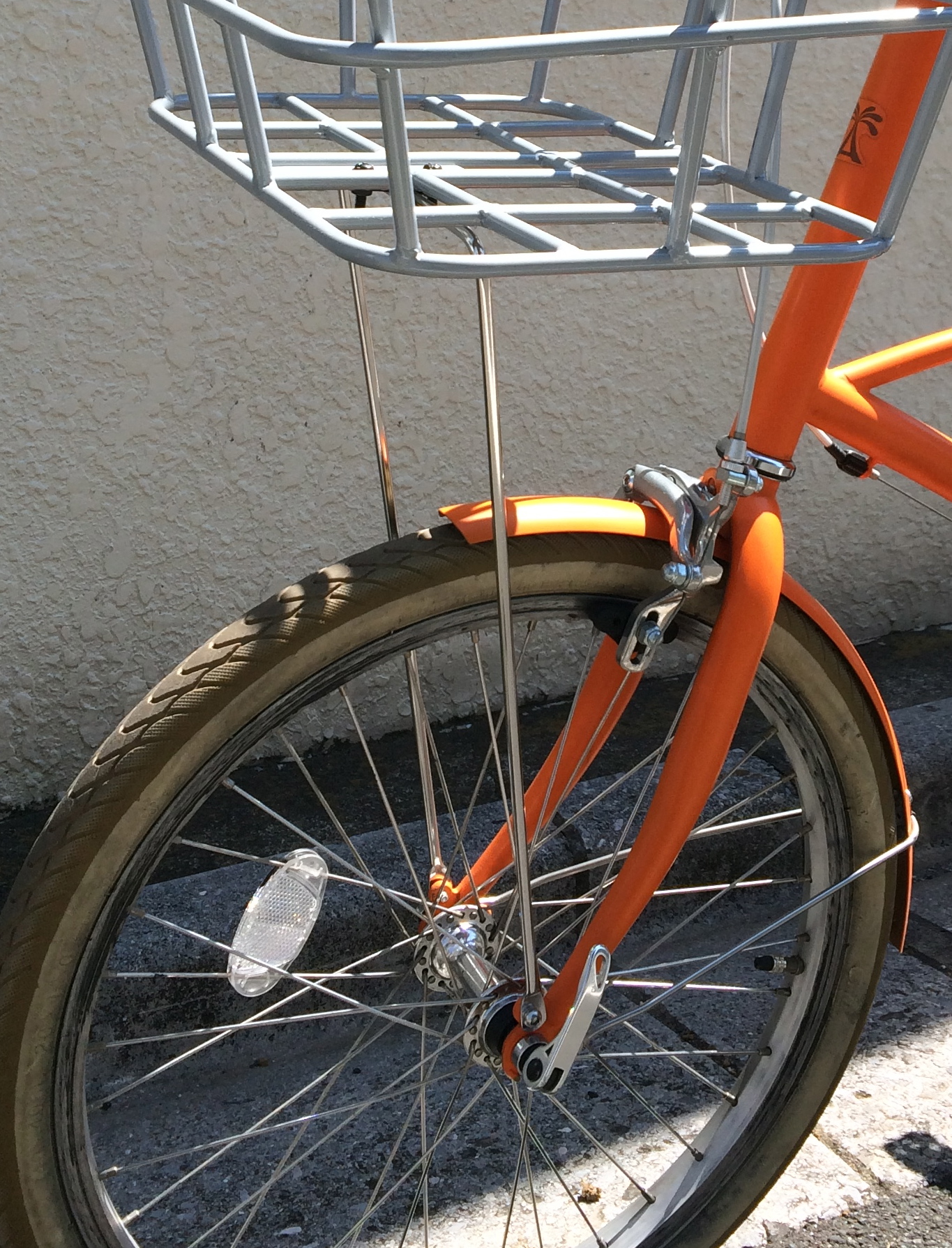 バスケット用カゴ足（ダボ取付タイプ） シルバー 390mm ハワイアンスタイルの自転車メーカー「alohaloco（アロハロコ）」